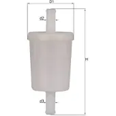 MAHLE ORIGINAL Kraftstofffilter KL 260 OF