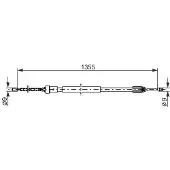 Bosch Seilzug, Feststellbremse 1 987 482 309