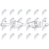 NTY NPW-CH-048 Antriebswelle Hinten Links für JEEP COMPASS (MK49) PATRIOT (MK74)