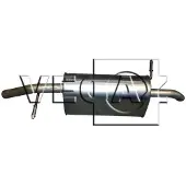 VEGAZ Endschalldämpfer PEUGEOT PGS-347 1730AV Endtopf,Auspuff Endtopf,Nachschalldämpfer,ESD