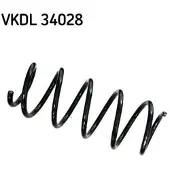 Skf Fahrwerksfeder VKDL 34028 für Ford Fiesta VI