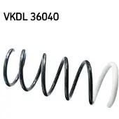 Skf Fahrwerksfeder VKDL 36040 für Dacia Duster