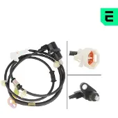 OPTIMAL ABS Sensor Raddrehzahl Hinten Rechts für SUZUKI IGNIS II 06-S846
