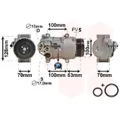 VAN WEZEL Kompressor, Klimaanlage *** IR PLUS *** 3000K404