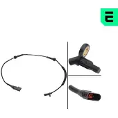 OPTIMAL ABS Sensor Raddrehzahl Vorne für FORD Fiesta Mk5 Schrägheck (JH1, JD1, JH3, JD3) 06-S083