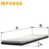 WIX FILTERS Filter, Innenraumluft WP6808