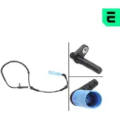 OPTIMAL ABS Sensor Raddrehzahl Hinten für BMW 5 Limousine (E60) 06-S080