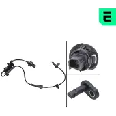 OPTIMAL ABS Sensor Raddrehzahl Vorne Rechts für HONDA Jazz III Schrägheck (GE, GG, GP, ZA) 06-S419