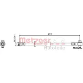 METZGER Bremsschlauch [Hersteller-Nr. 4111579] für Volvo