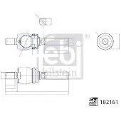 FEBI BILSTEIN 182161 Axialgelenk Spurstange Vorne