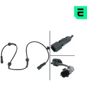 OPTIMAL ABS Sensor Raddrehzahl Vorne für RENAULT SCÉNIC II (JM0/1) 06-S371
