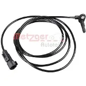 METZGER ABS Sensor Raddrehzahl Hinten Rechts für OPEL INSIGNIA Caravan 09001374