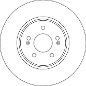 TRW Bremsscheibe DF6829S, 1 Stück