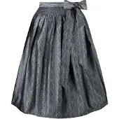 Stockerpoint Dirndlschürze Corinna in grau | Gr.: 46-50