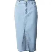 ONLY Carmakoma Jeansrock "CARSIRI FRONT SLIT SKIRT DNM GUA NOOS"