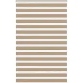 vidaXL Doppelrollo Sandbraun 140x200 cm Stoffbreite 135,9 cm Polyester