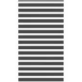 vidaXL Doppelrollo Schwarz 130x200 cm Stoffbreite 125,9 cm Polyester