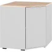 Vicco Kommode Betti Weiß/Sonoma 77.9 x 77.9 cm mit 1 Türen, Model 41615