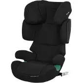 Cybex Solution X i-Fix Kindersitz inkl. 3-in-1 Sitzschutz, Pure Black