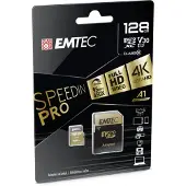 Emtec SpeedIN PRO, 128 GB, MicroSDXC, Klasse 10, UHS-I, 95 MB/s, 85 MB/s