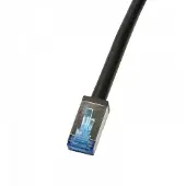 Logilink CQ7133S, 40 m, Cat6a, S/FTP (S-STP), RJ-45, RJ-45, Schwarz