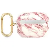 GUESS Guaphchmap Airpods Pro Hülle Rosa/Rosa Marble Strap Kollektion