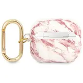 GUESS Gua3Hchmap Airpods 3 Hülle Rosa/Rosa Marble Strap Kollektion