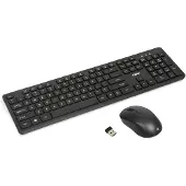 IBox Tastatur mit Maus IKM5010W Schwarz Qwerty US