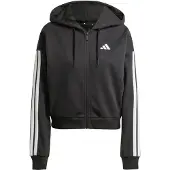 Adidas Essentials 3 Stripes French Terry Reißverschlusspullover