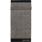 Cawö Saunatuch Natural 6220 Natur-Schwarz