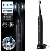 Philips Sonicare ProtectiveClean 6100 HX6871/47, Erwachsener, Schallzahnbürste, Tägliche Pflege, Tiefenreinigung, Zahnfleischpflege, Whitening, 62000 Bewegungen pro Minute, Schwarz, Blau, 2 min