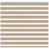 vidaXL Doppelrollo Sandbraun 160x100 cm Stoffbreite 155,9 cm Polyester