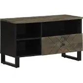 vidaXL TV-Schrank 80x33x46 cm Massivholz Mango