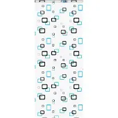 vidaXL Duschrollo mit Kassette 90x240 cm Stoffbreite 86 cm
