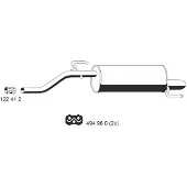 ERNST 012171 Endschalldämpfer für OPEL Corsa D Schrägheck (S07) Auspuff