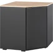 Vicco Kommode Betti, 78 x 78 cm mit 1 Türen, Anthrazit/Sonoma