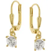 GLIZZ GL8795 Damen-Ohrringe 333 Gold Ohrhänger mit Zirkonias