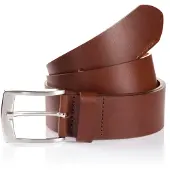 Tom Tailor Ledergürtel "TTANDREW" 4 cm breit, Herrengürtel, Jeans und Casual, bis Gr. 120