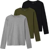 TWO SOON 3er-Pack T-Shirt in Black | Gr.: 86/92