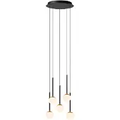 Lucide Vide Pendellampe Calina 5-Licht mit weißen Kugeln
