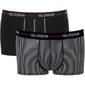 Sloggi Boxershorts "Boxershort Start Hipster C2P box 2er Pack"
