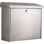 BURG-WÄCHTER Briefkasten Comfort, Edelstahl