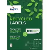 Avery QuickPEEL, Weiß, A4, 99,1 mm, 67,7 mm, 800 Stück(e), 100 Blätter