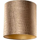 QAZQA Samtlampenschirm Krokodil-Design mit goldener Innenseite 40/40/40