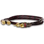 Dynavox Perfect Sound Audio Forbindelsesledning [2x Cinch-stik - 2x Cinch-stik] 0.75 m Sort, Rød