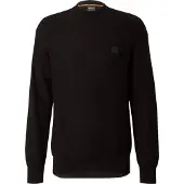 BOSS Pullover aus Baumwoll-Piqué mit Logo-Patch Grösse M