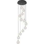 Lucide Design-LED-Pendelleuchten Gisela Klar – 12x Ø 16 cm