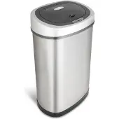 Rijoka Sensor Mülleimer 50L – Edelstahl – Soft Close – Fingerabdruck frei – Modern Design