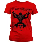 Hybris Shirt "Chinese Poster Girly Tee" in Rot | Gr.: XL