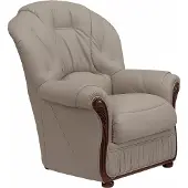 Vente-unique Sessel Mit Gerader Rückenlehne Daphne Taupe 83 cm
